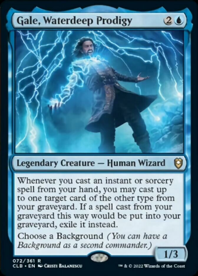 Gale, Waterdeep Prodigy [Commander Legends: Battle for Baldur's Gate] | Gamer Loot