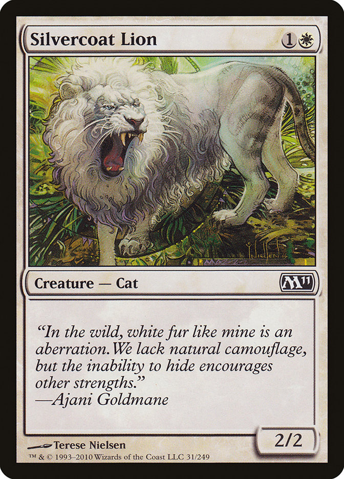 Silvercoat Lion [Magic 2011] | Gamer Loot