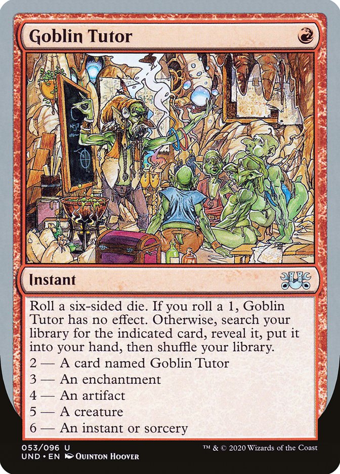 Goblin Tutor [Unsanctioned] | Gamer Loot