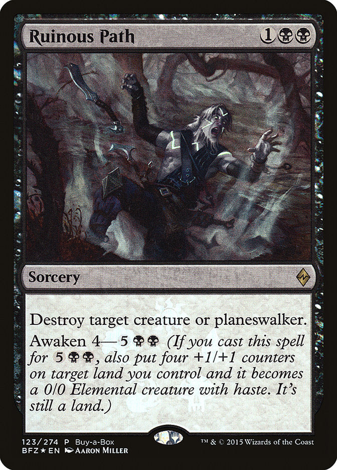 Ruinous Path (Buy-A-Box) [Battle for Zendikar Promos] | Gamer Loot