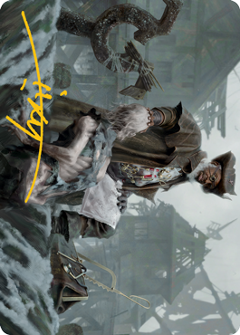 Jadar, Ghoulcaller of Nephalia Art Card (Gold-Stamped Signature) [Innistrad: Midnight Hunt Art Series] | Gamer Loot