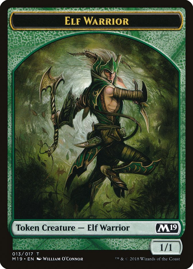 Elf Warrior [Core Set 2019 Tokens] | Gamer Loot