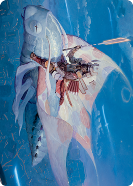 Sky-Blessed Samurai Art Card [Kamigawa: Neon Dynasty Art Series] | Gamer Loot