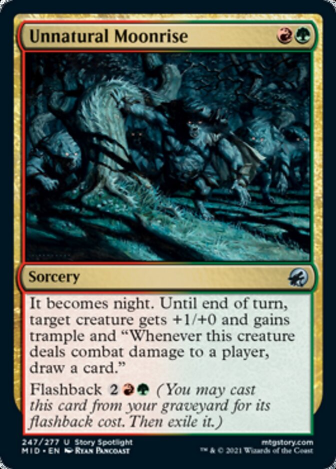 Unnatural Moonrise [Innistrad: Midnight Hunt] | Gamer Loot