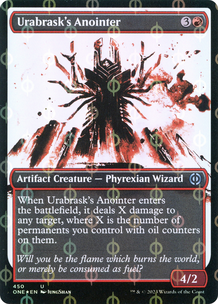 Urabrask's Anointer (Showcase Ichor Step-and-Compleat Foil) [Phyrexia: All Will Be One] | Gamer Loot