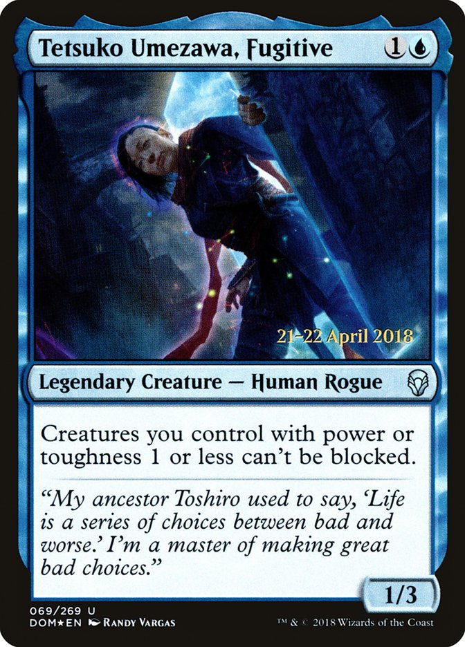 Tetsuko Umezawa, Fugitive  [Dominaria Prerelease Promos] | Gamer Loot