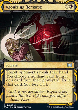 Agonizing Remorse (Etched Foil) [Strixhaven Mystical Archive] | Gamer Loot