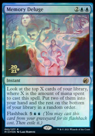 Memory Deluge [Innistrad: Midnight Hunt Prerelease Promos] | Gamer Loot