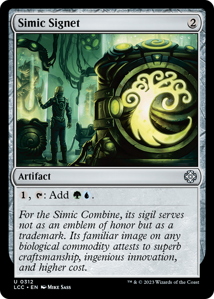 Simic Signet [The Lost Caverns of Ixalan Commander] | Gamer Loot