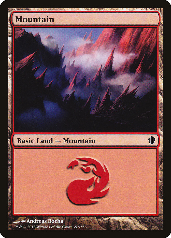 Mountain (352) [Commander 2013] | Gamer Loot