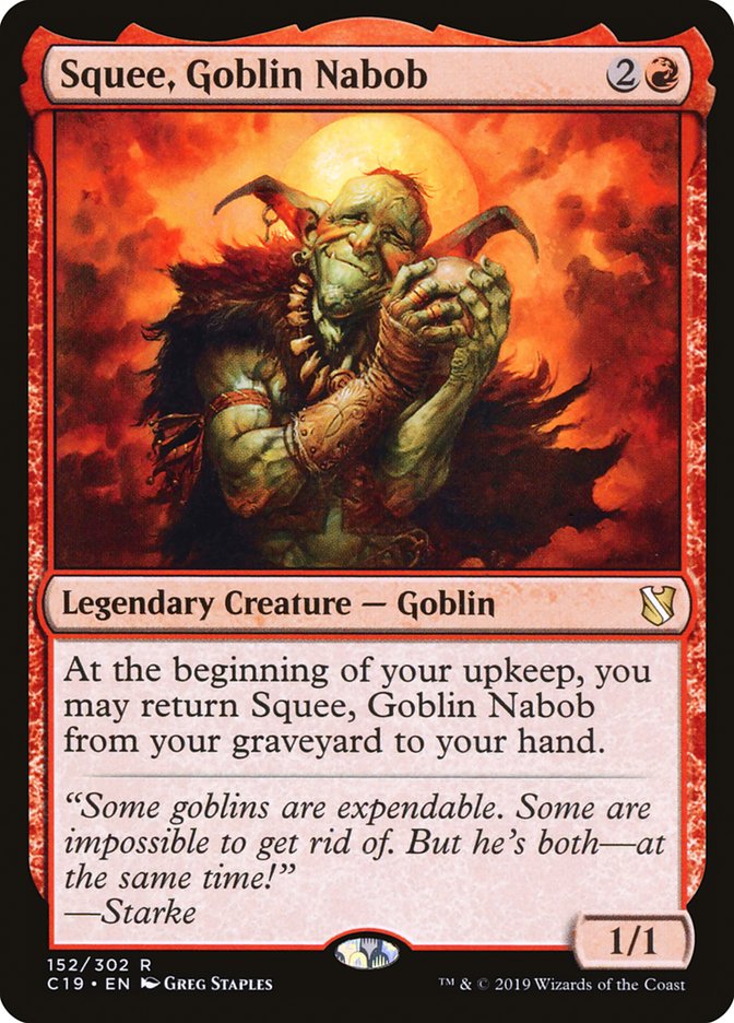 Squee, Goblin Nabob [Commander 2019] | Gamer Loot