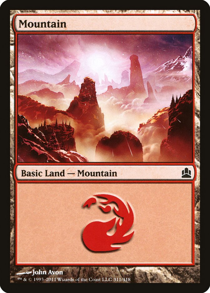 Mountain (311) [Commander 2011] | Gamer Loot