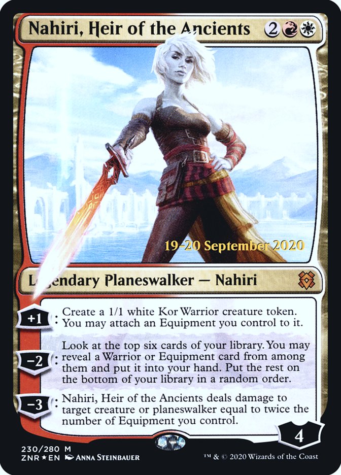 Nahiri, Heir of the Ancients [Zendikar Rising Prerelease Promos] | Gamer Loot