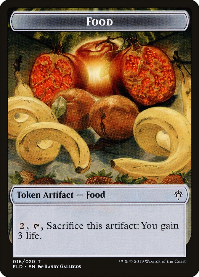 Food (016/020) [Throne of Eldraine Tokens] | Gamer Loot