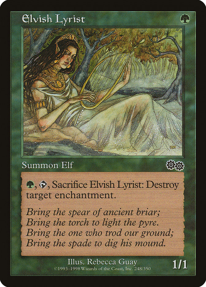 Elvish Lyrist [Urza's Saga] | Gamer Loot