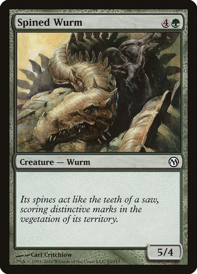 Spined Wurm [Duels of the Planeswalkers] | Gamer Loot