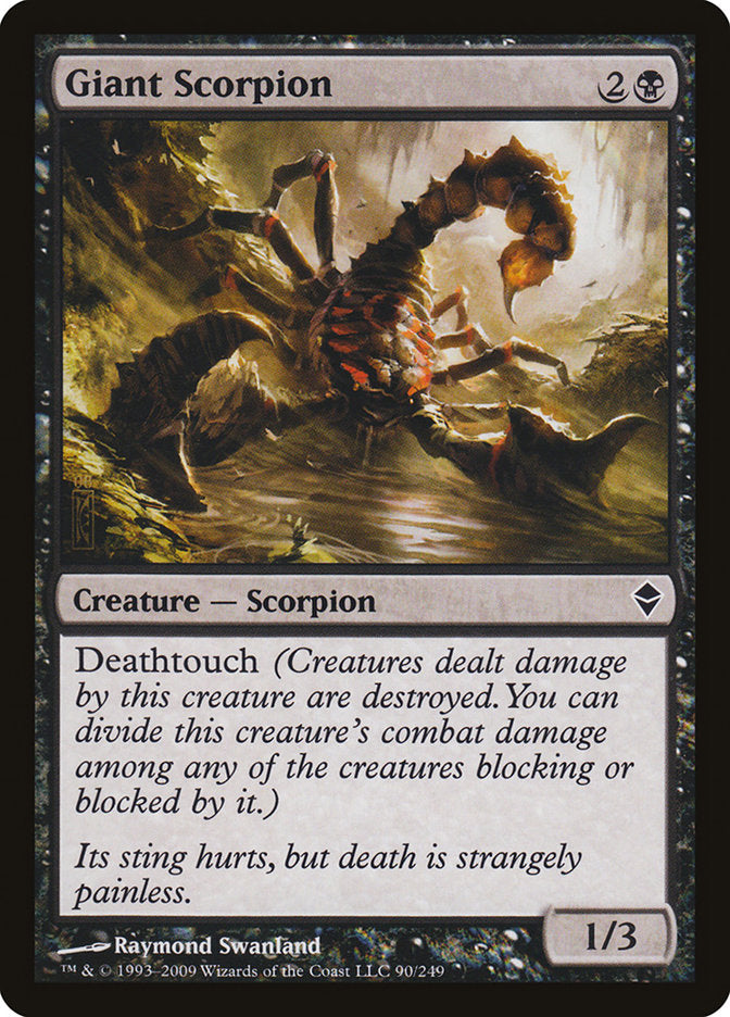 Giant Scorpion [Zendikar] | Gamer Loot
