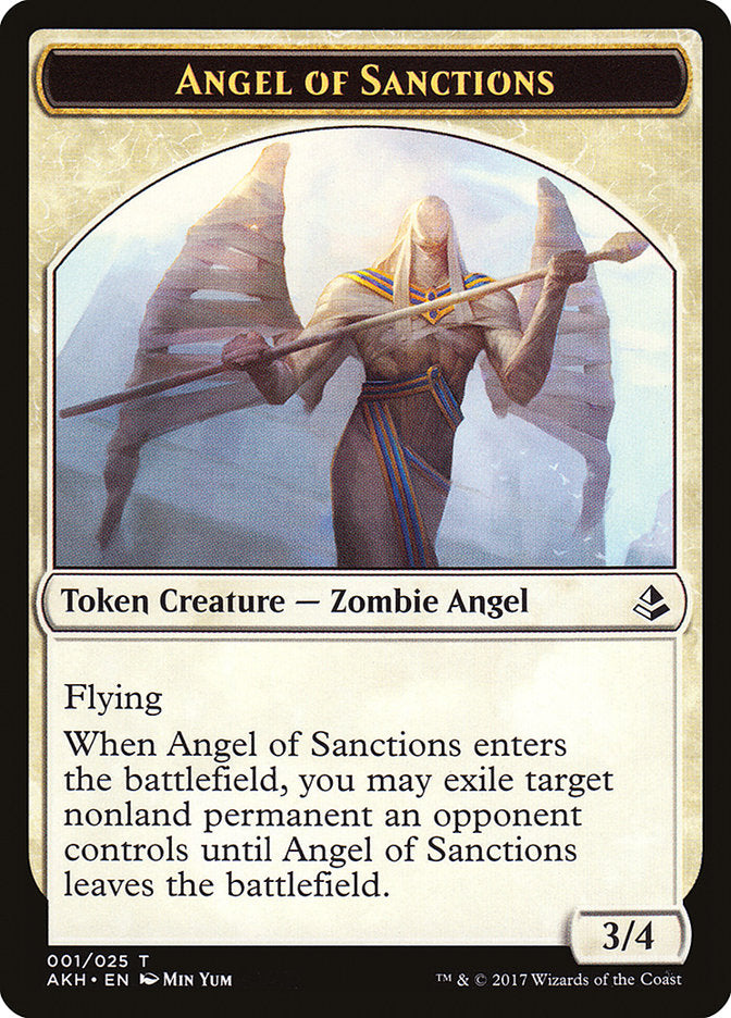Angel of Sanctions [Amonkhet Tokens] | Gamer Loot