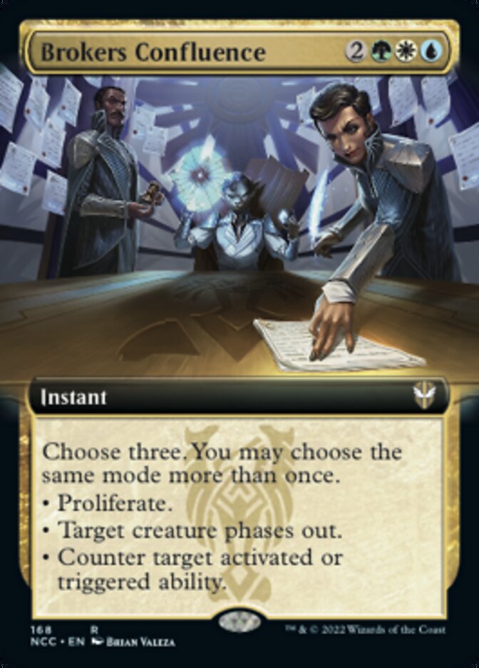 Brokers Confluence (Extended Art) [Streets of New Capenna Commander] | Gamer Loot