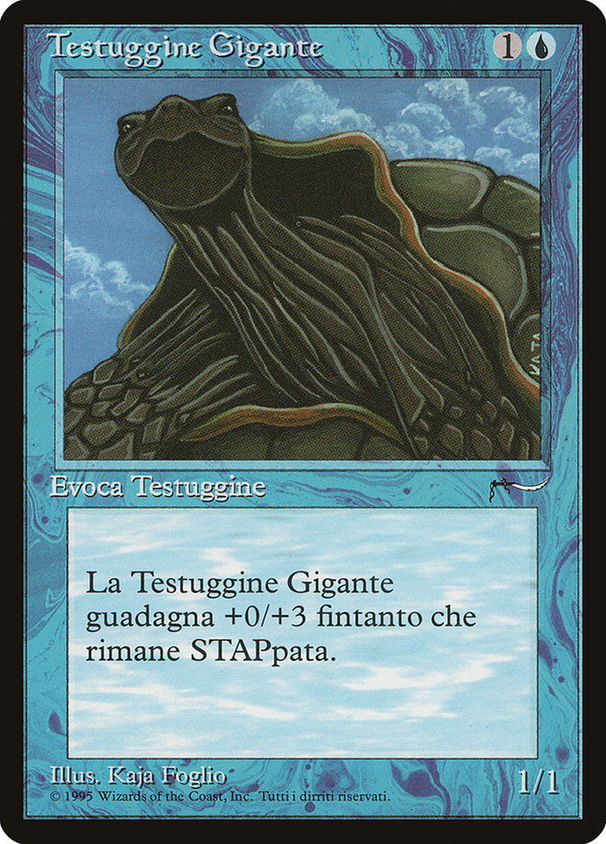 Giant Tortoise (Italian) - "Testuggine Gigante" [Rinascimento] | Gamer Loot