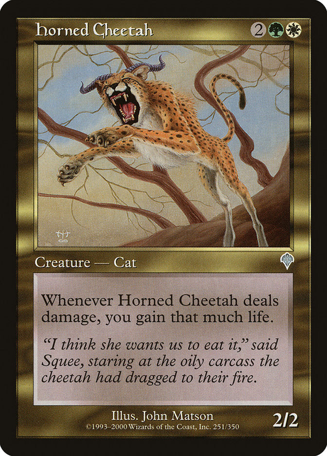 Horned Cheetah [Invasion] | Gamer Loot