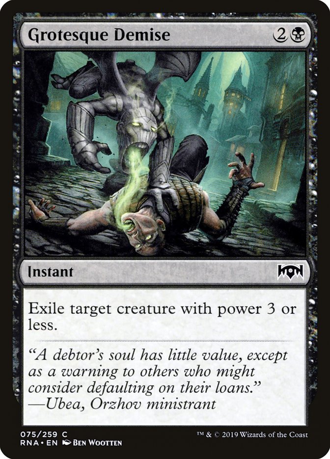 Grotesque Demise [Ravnica Allegiance] | Gamer Loot