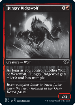 Hungry Ridgewolf [Innistrad: Double Feature] | Gamer Loot