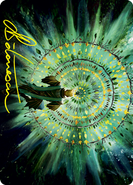 Verdant Mastery Art Card (Gold-Stamped Signature) [Strixhaven: School of Mages Art Series] | Gamer Loot