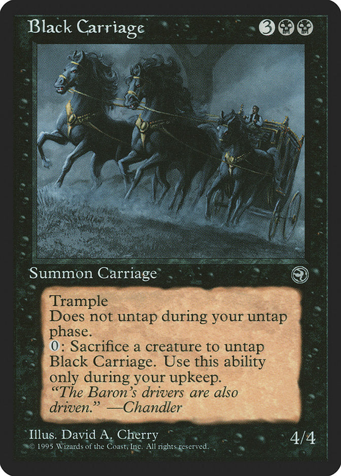 Black Carriage [Homelands] | Gamer Loot