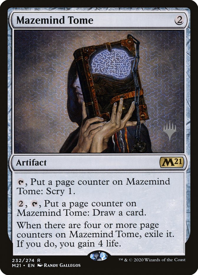 Mazemind Tome (Promo Pack) [Core Set 2021 Promos] | Gamer Loot