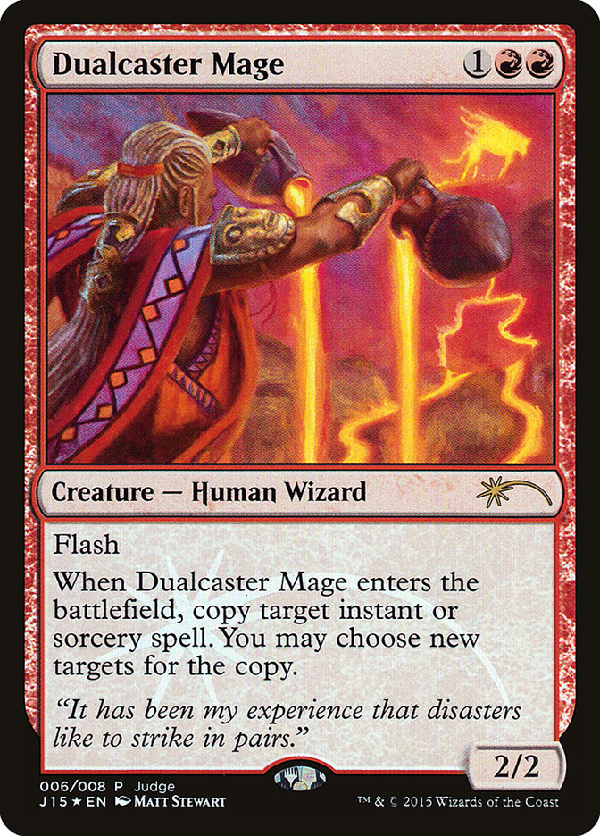 Dualcaster Mage [Judge Gift Cards 2015] | Gamer Loot