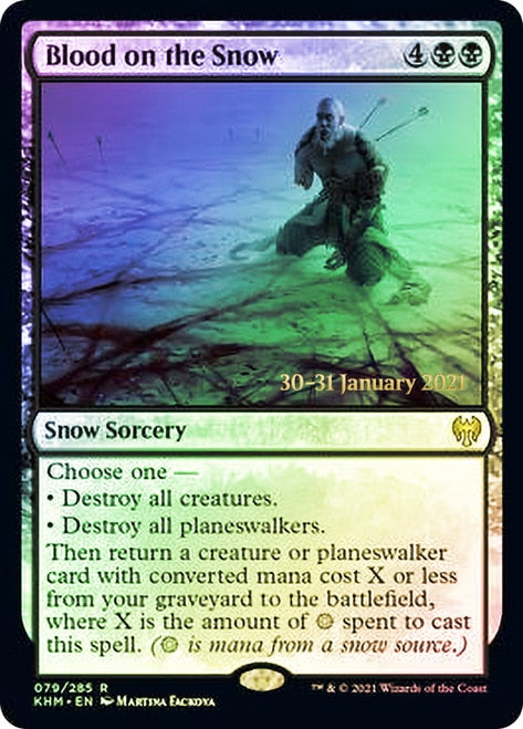 Blood on the Snow [Kaldheim Prerelease Promos] | Gamer Loot