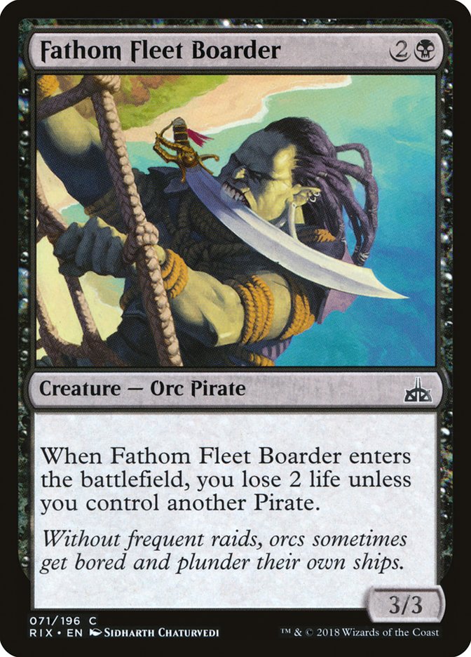 Fathom Fleet Boarder [Rivals of Ixalan] | Gamer Loot