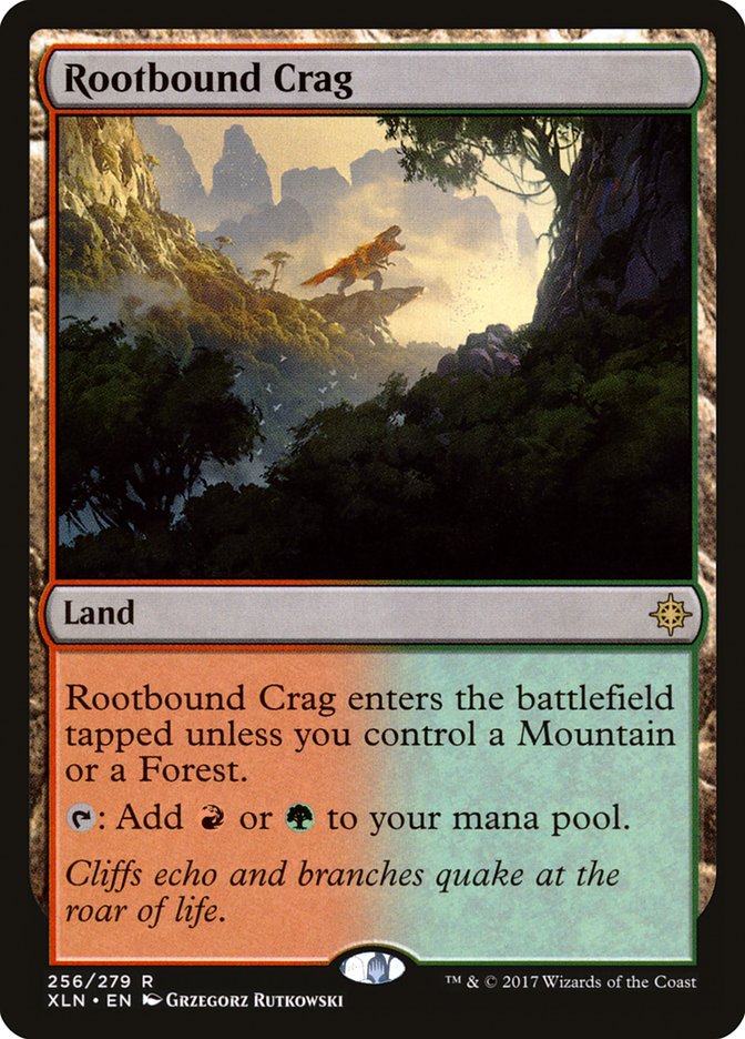 Rootbound Crag [Ixalan] | Gamer Loot