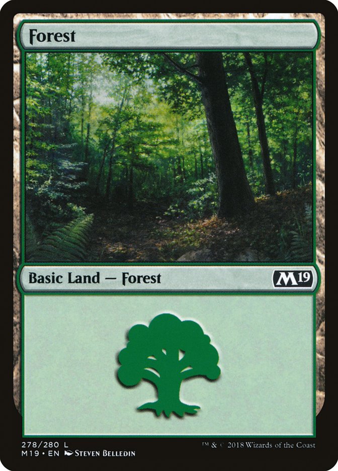 Forest (278) [Core Set 2019] | Gamer Loot