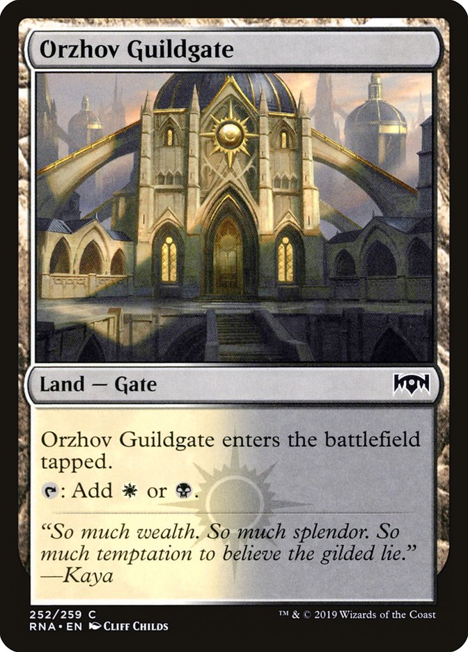 Orzhov Guildgate (252/259) [Ravnica Allegiance] | Gamer Loot