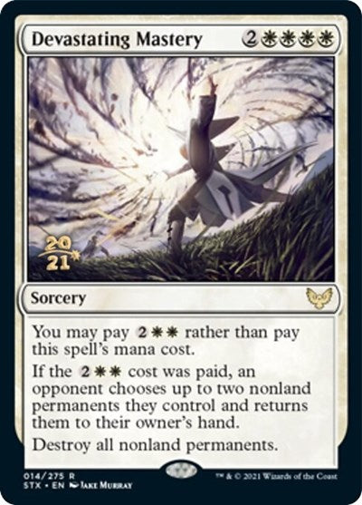 Devastating Mastery [Strixhaven: School of Mages Prerelease Promos] | Gamer Loot