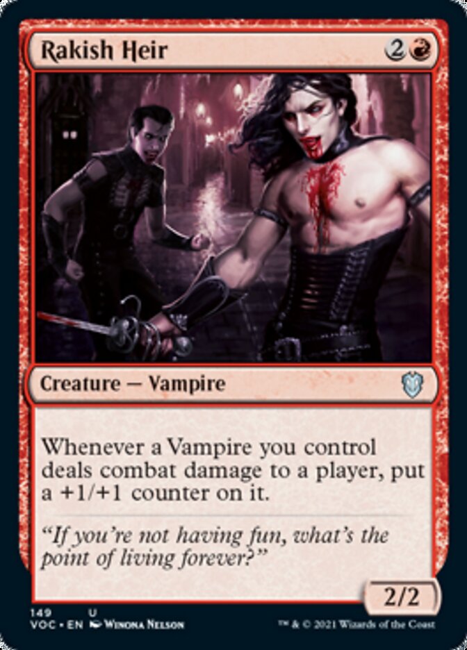 Rakish Heir [Innistrad: Crimson Vow Commander] | Gamer Loot