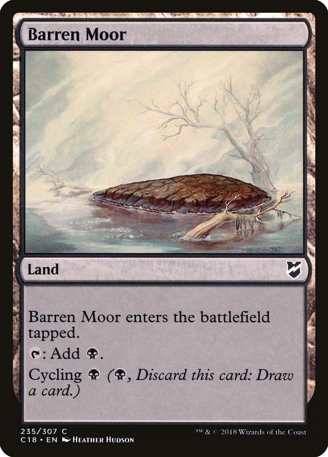 Barren Moor [Commander 2018] | Gamer Loot