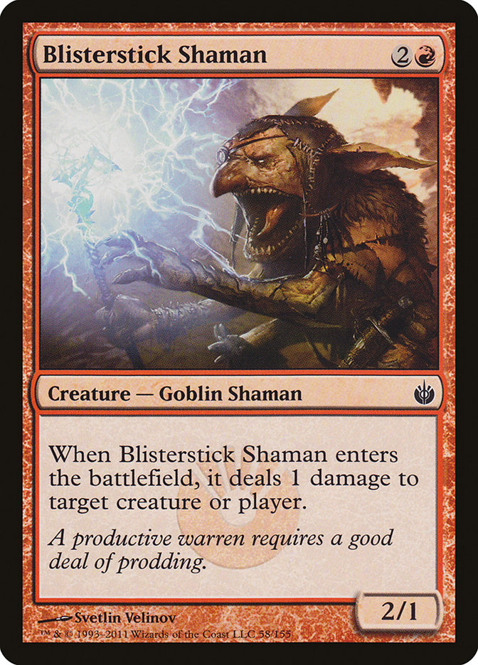 Blisterstick Shaman [Mirrodin Besieged] | Gamer Loot