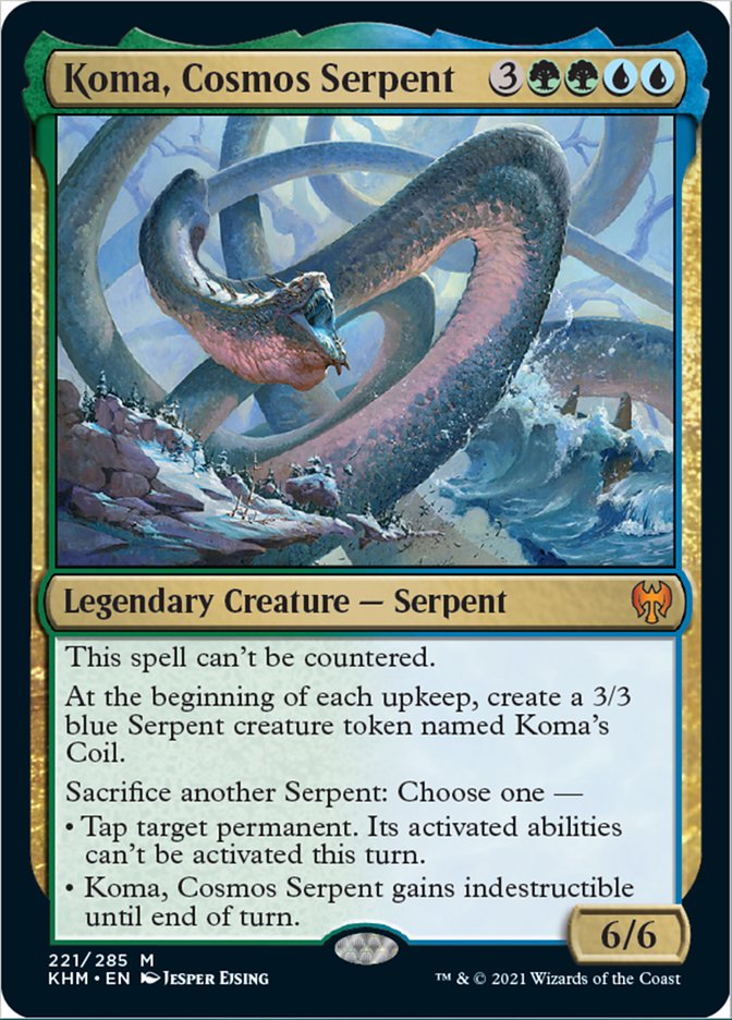 Koma, Cosmos Serpent [Kaldheim] | Gamer Loot