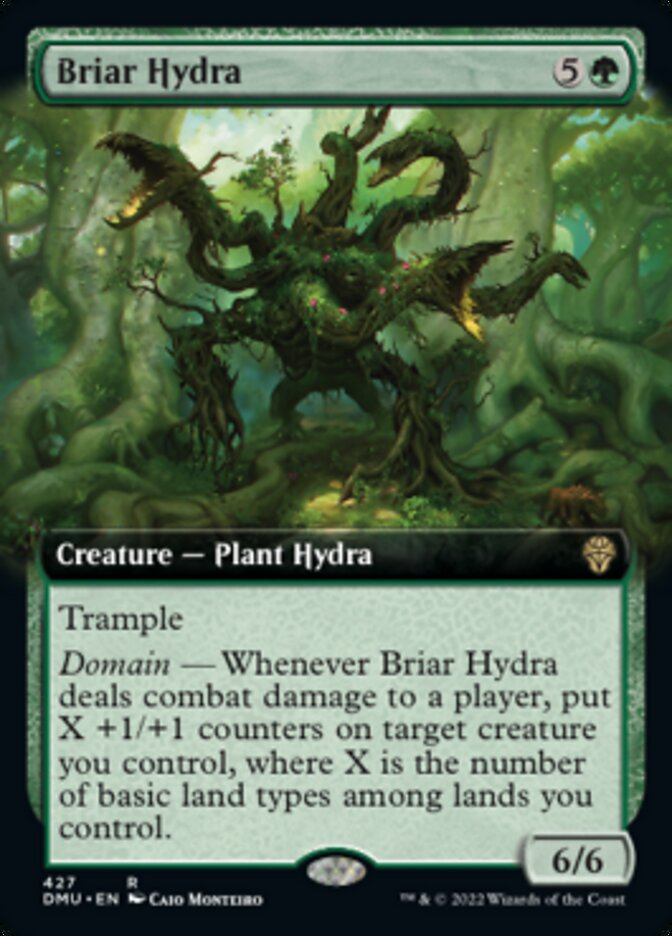 Briar Hydra (Extended Art) [Dominaria United] | Gamer Loot