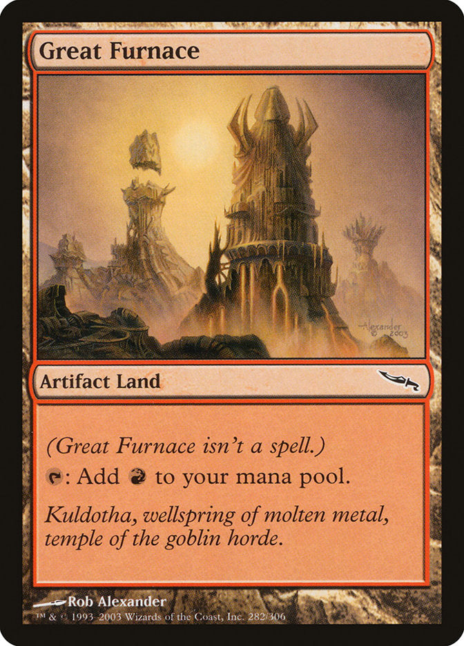 Great Furnace [Mirrodin] | Gamer Loot