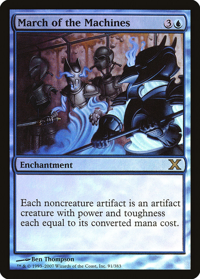 March of the Machines (Premium Foil) [Tenth Edition] | Gamer Loot