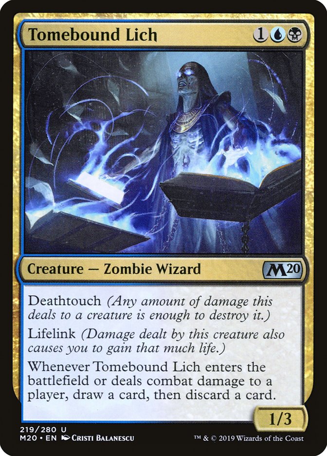 Tomebound Lich [Core Set 2020] | Gamer Loot