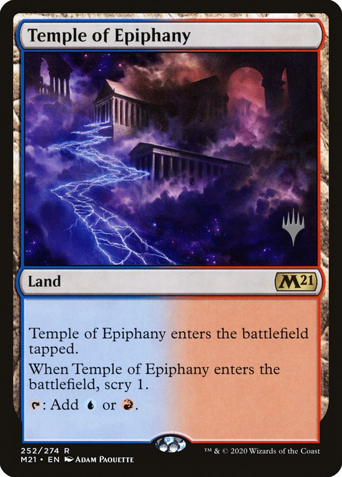 Temple of Epiphany (Promo Pack) [Core Set 2021 Promos] | Gamer Loot