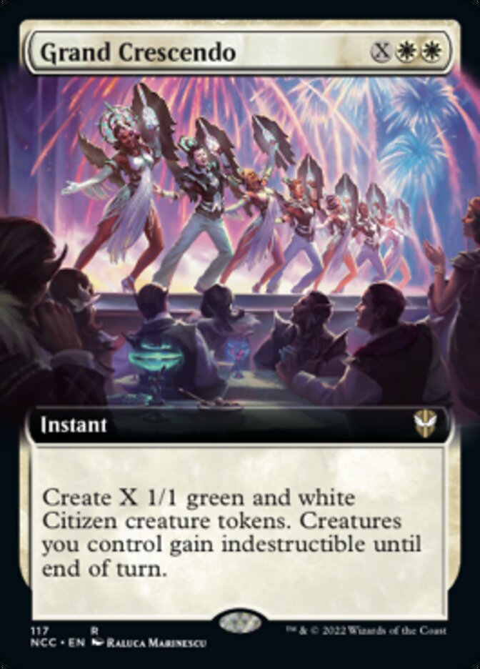 Grand Crescendo (Extended Art) [Streets of New Capenna Commander] | Gamer Loot