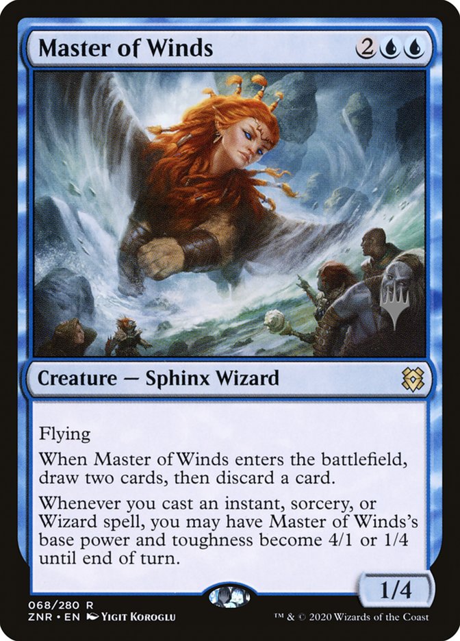 Master of Winds (Promo Pack) [Zendikar Rising Promos] | Gamer Loot