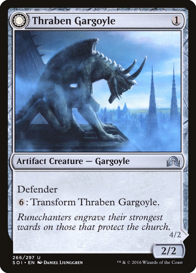 Thraben Gargoyle // Stonewing Antagonizer [Shadows over Innistrad] | Gamer Loot