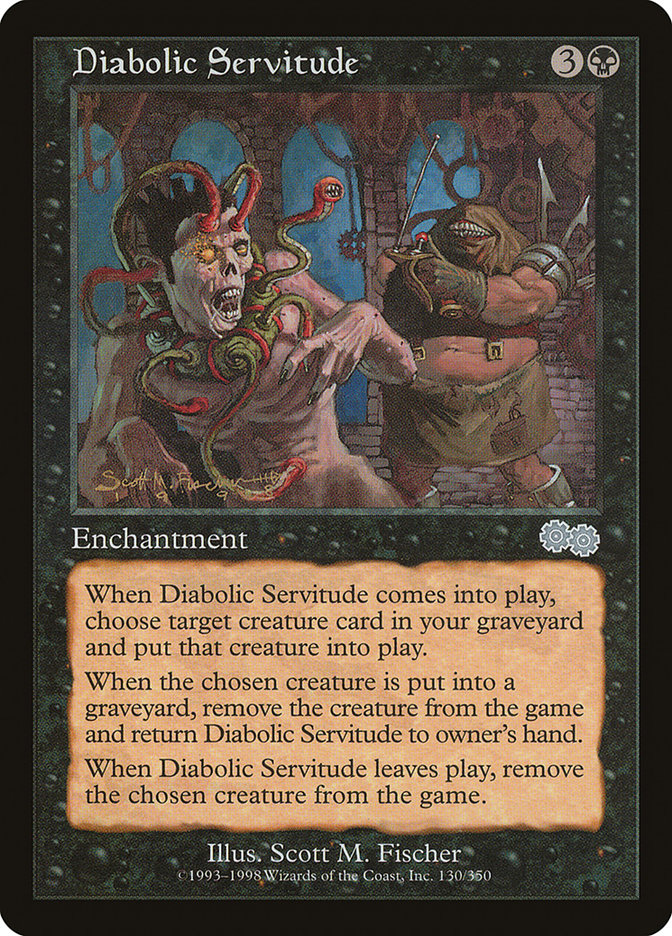 Diabolic Servitude [Urza's Saga] | Gamer Loot